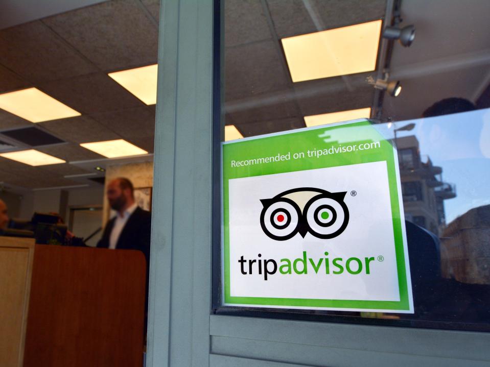 Tripadvisor sign