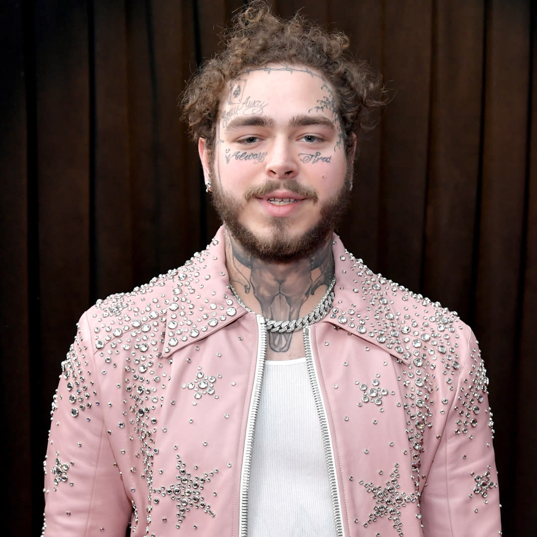   Malone attends the 61st Annual GRAMMY Awards at Staples Center on February 10, 2019 in Los Angeles, California. 