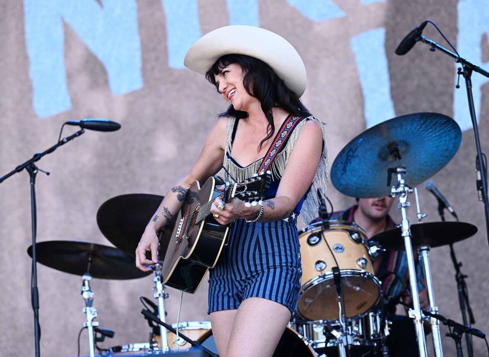 Nikki Lane performs onstage during Palomino Festival held at Brookside at the Rose Bowl on July 9, 2022 in Pasadena, California. - Credit: Michael Buckner for Variety