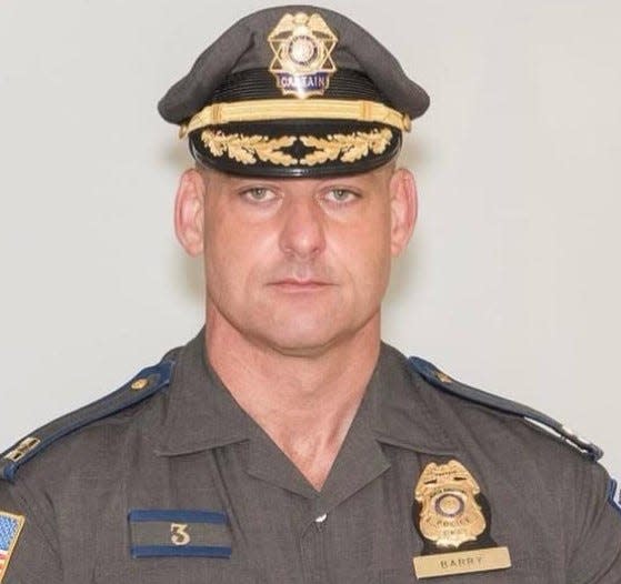 North Kingstown Police Capt. Paul Barry, who died Monday.