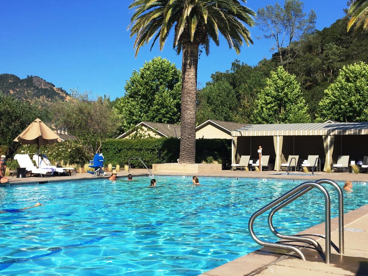 the pool at solage resort