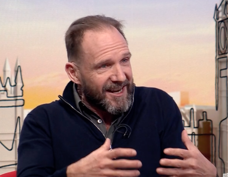 Ralph Fiennes on ‘Sunday with Laura Kuenssberg’ (BBC)