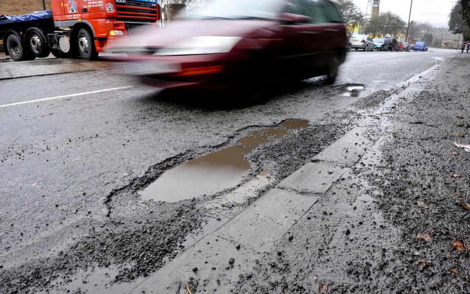 Nice said potholes and cracked, narrow pavements were putting off cyclists and joggers  - PA