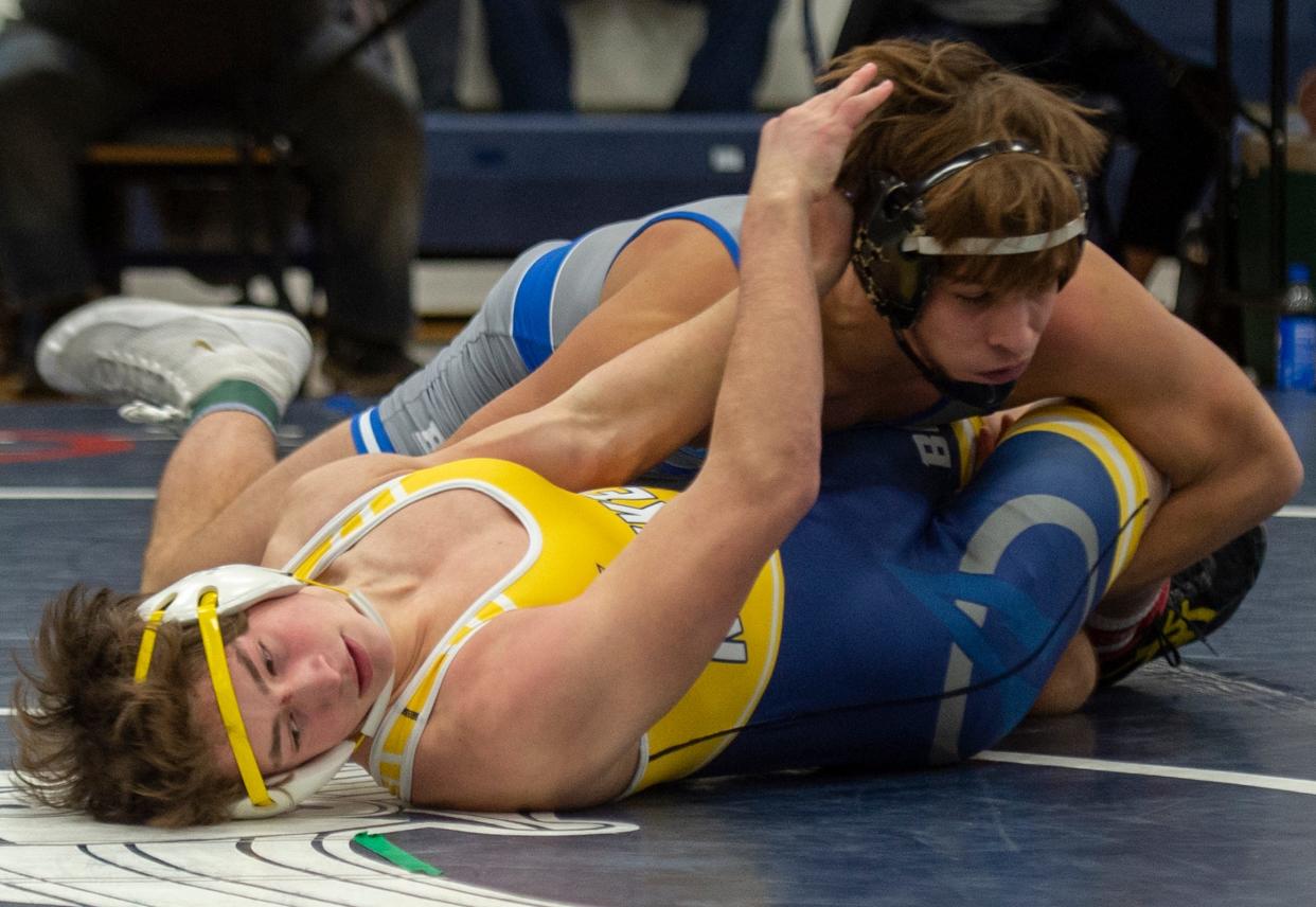 PTC Portage County Wrestling Tournament quarterfinals, Saturday January 8 at Rootstown High School. 157 Cody Coontz, Rootstown Alex Shaffer, Streetsboro