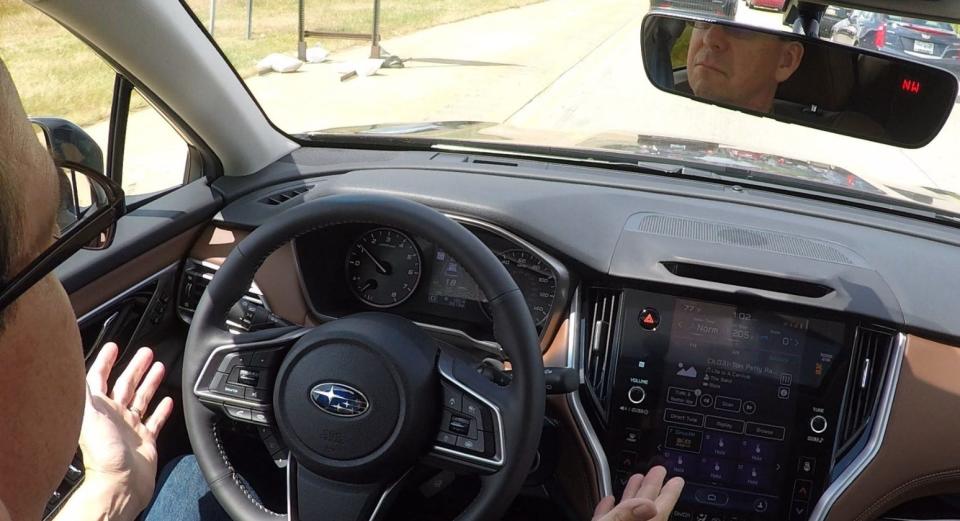 Wards editor Tom Murphy tests Subaru Outback's lane keeping and adaptive cruise.