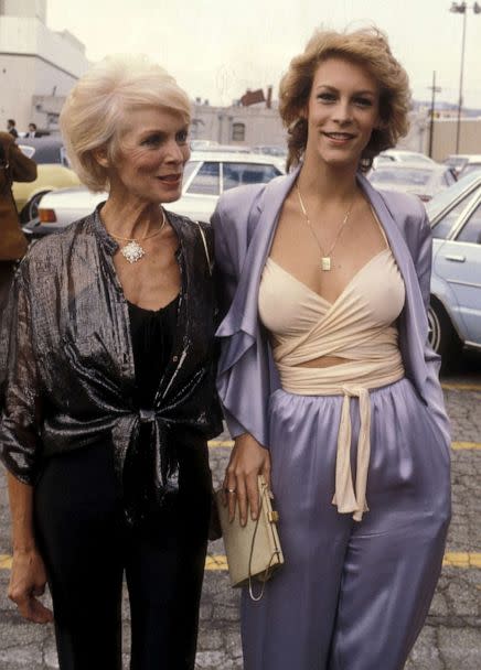 PHOTO: Janet Leigh and Jamie Lee Curtis attend the 57th Annual Photoplay Awards on Sept. 29, 1979 in Hollywood, California. (Ron Galella Collection via Getty Images, FILE)