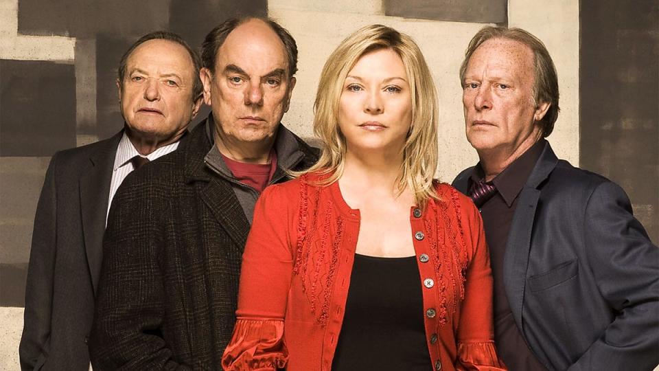 James Bolam, Alun Armstrong, Amanda Redman et Dennis Waterman constituaient le casting principal de New Tricks.  (BBC)