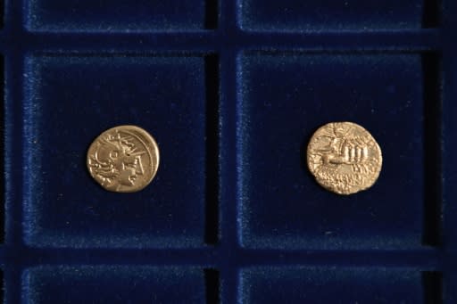 Researchers are trying to find descendants of the rightful owners of the coins and hope their display in an exhibition will further their efforts