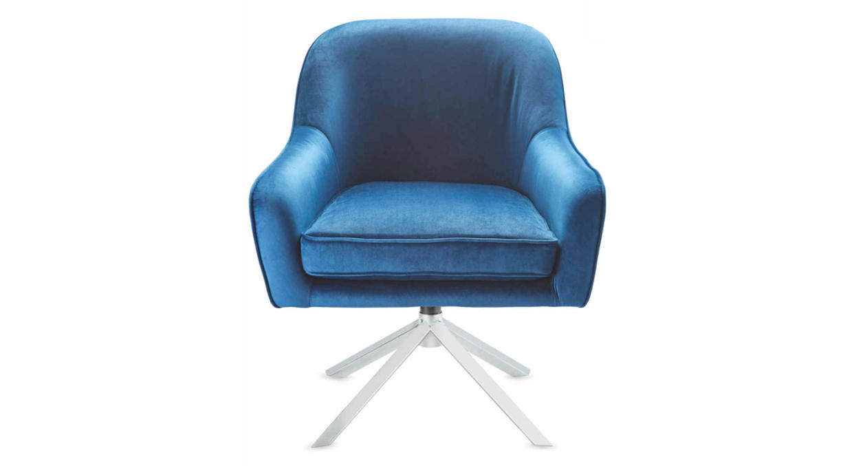 Kirkton House Blue Accent Chair 