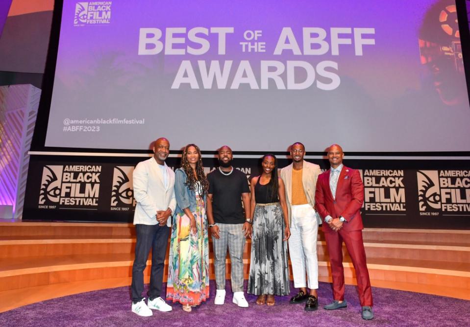 MIAMI, FLORIDA - JUNE 17: Best of ABFF Awards during Day 4 of the American Black Film Festival at the New World Center on June 17, 2023 in Miami, FL. (Photo by Aaron J. Thornton / ABFF)