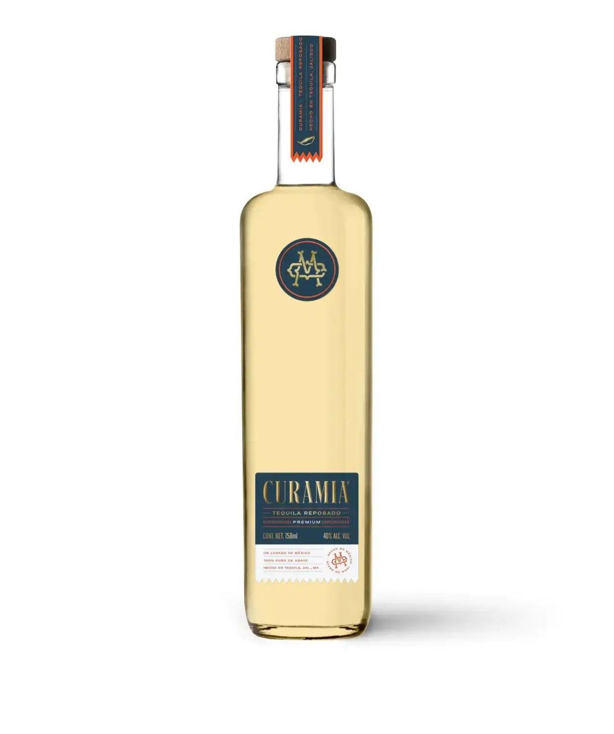 <p><a href="https://curamiatequila.com/products/tequila-reposado/" rel="nofollow noopener" target="_blank" data-ylk="slk:Shop Now;elm:context_link;itc:0;sec:content-canvas" class="link rapid-noclick-resp">Shop Now</a></p><p>Curamia Tequila Reposado</p><p>curamiatequila.com</p><p>$47.99</p>