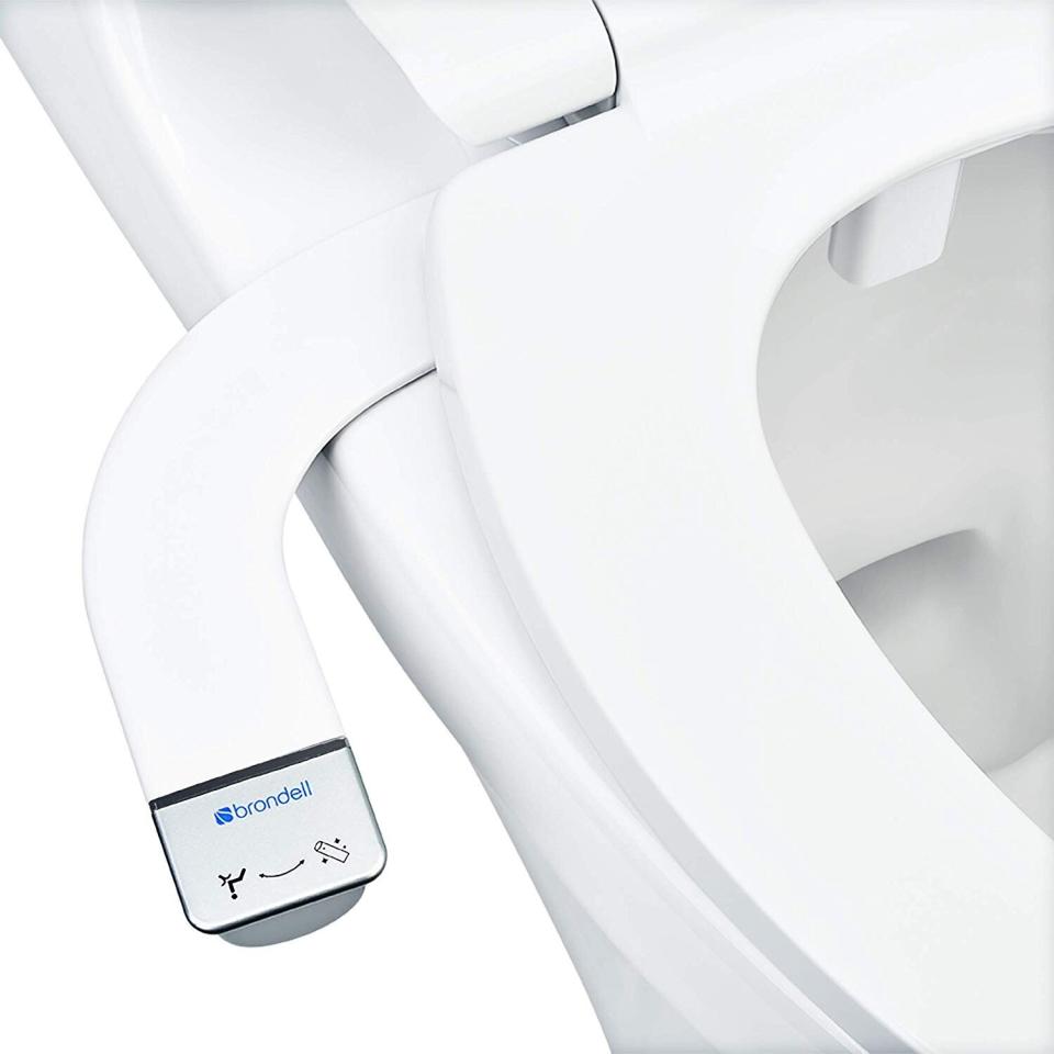 The Brondell Bidet Thinline SimpleSpa SS-150 has more than 3,000 reviews. Find it for $60 on <a href="https://amzn.to/3aYa8SK" target="_blank" rel="noopener noreferrer">Amazon</a>.