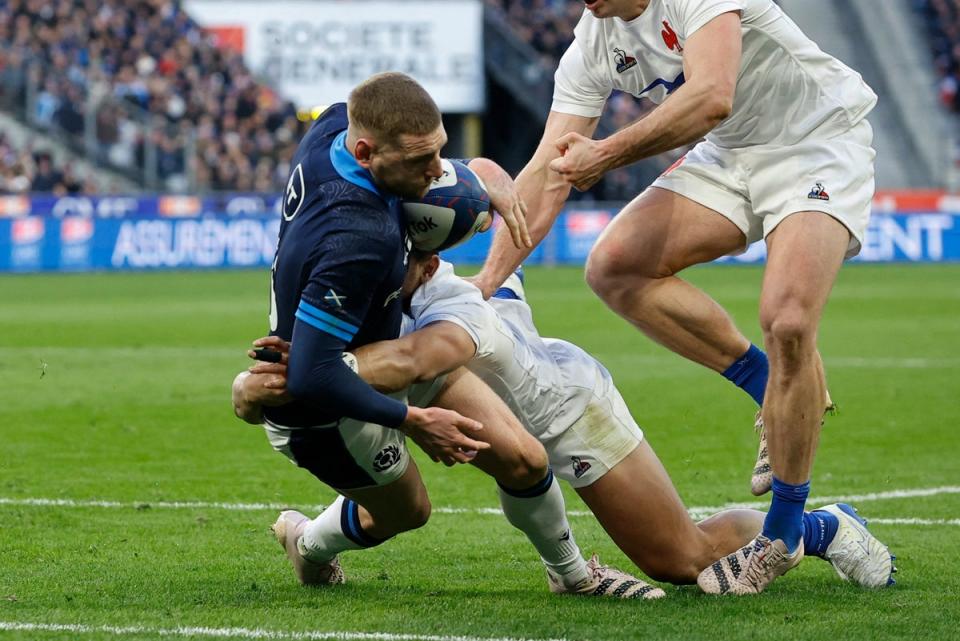 Scotland are a hugely dangerous team with the mercurial Finn Russell pulling the strings (REUTERS)