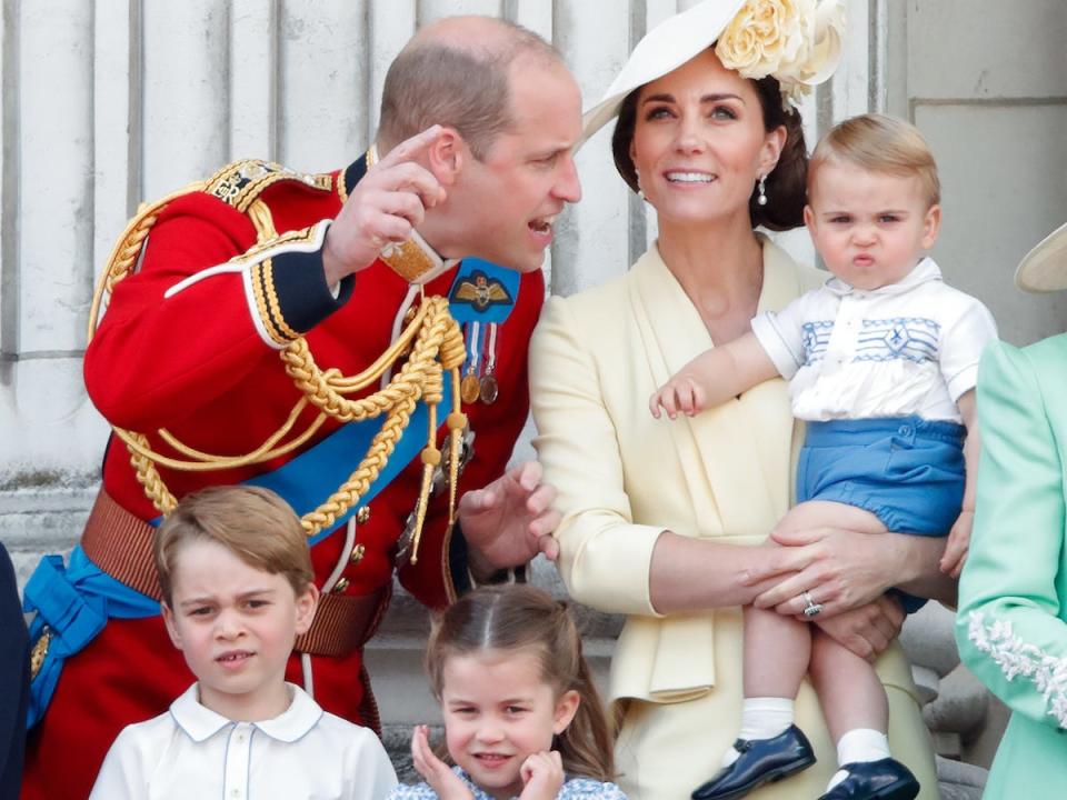 royals at trooping the colour 2019
