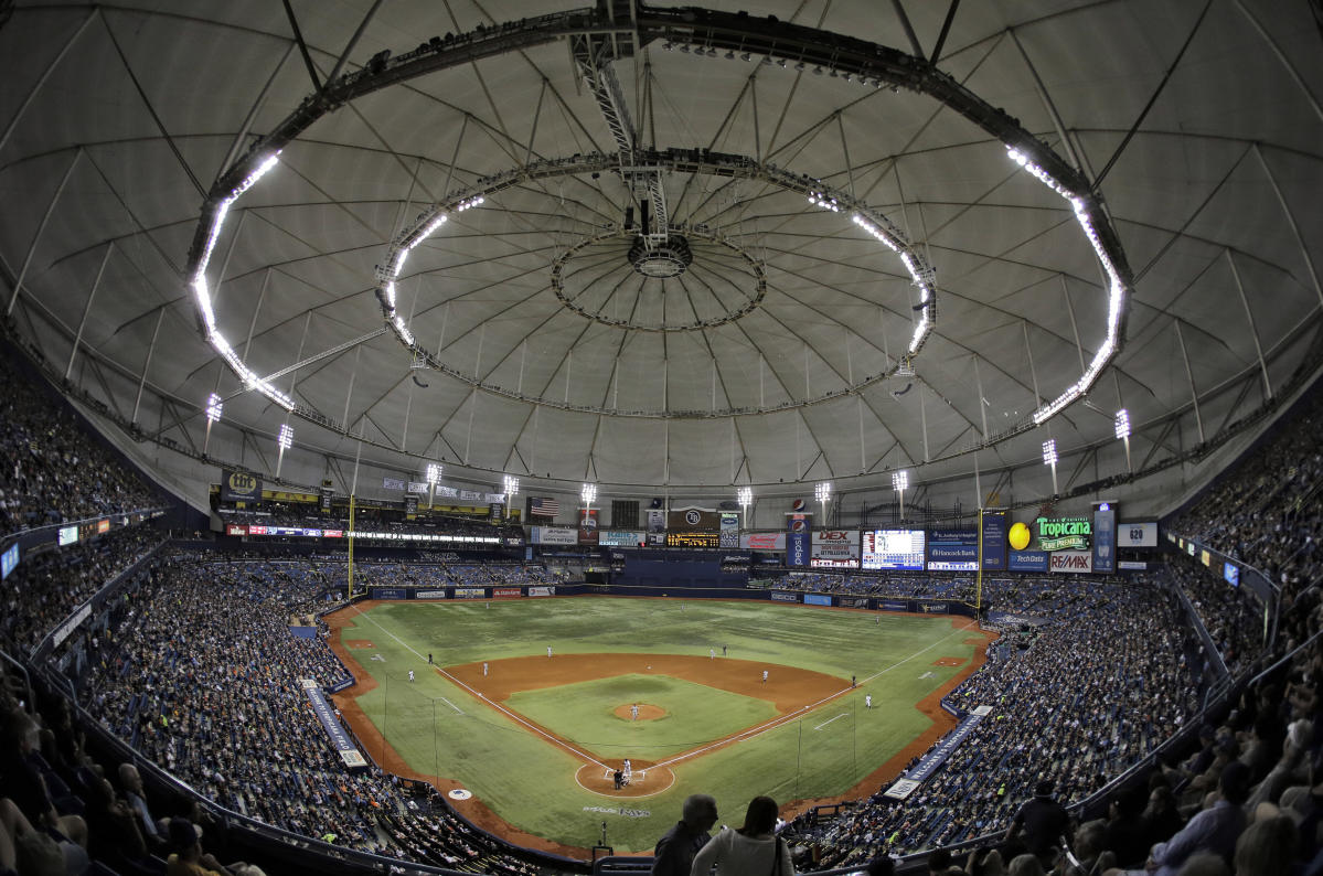 Tropicana Field Roof Robs Twins Of Go Ahead Home Run