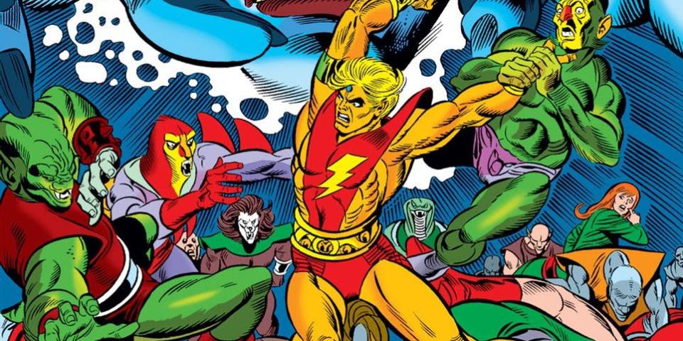 Marvel's Adam Warlock fights evil on Counter-Earth.