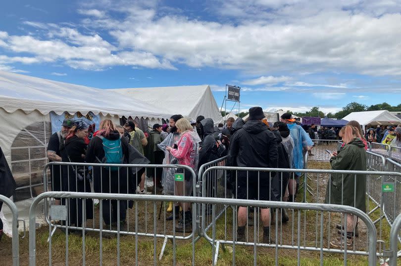 Around 80 people were queuing at one stage to get inked