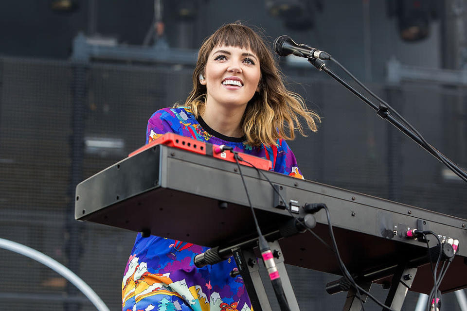 Josephine Vander Gucht of Oh Wonder performs at the Sasquatch Music Festival at the Gorge Amphitheatre on May 27, 2016 in George, Washington. (Photo: Suzi Pratt/WireImage)