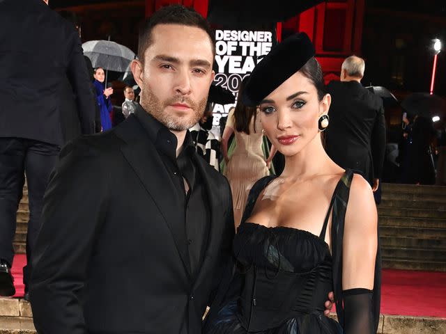 <p>Dave Benett/Getty</p> Ed Westwick and Amy Jackson attend The Fashion Awards 2023 on December 4, 2023 in London, England.