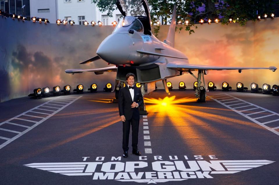 Britain Top Gun Maverick Premiere (Copyright 2022 The Associated Press. All rights reserved.)