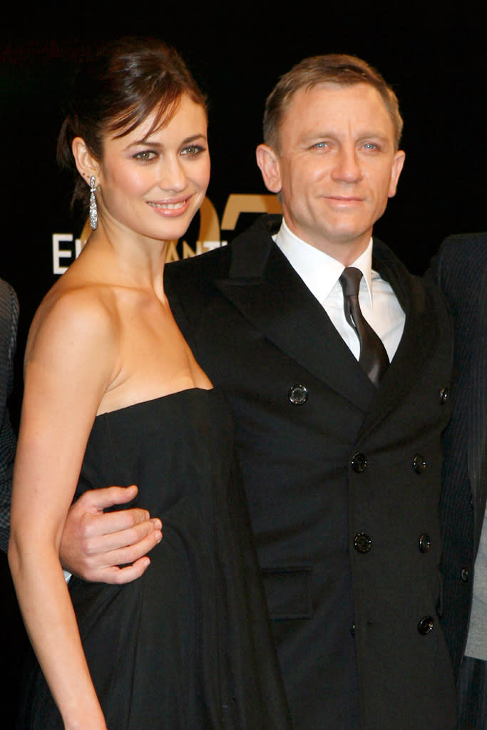 Quantum Of Solace Paris Premiere 2008 Olga Kurylenko Daniel Craig