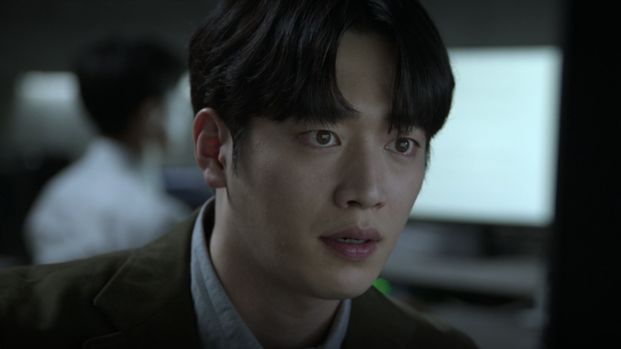 Seo Kang-joon as Kim Sae-ha in Grid. (Screenshot: Disney+)