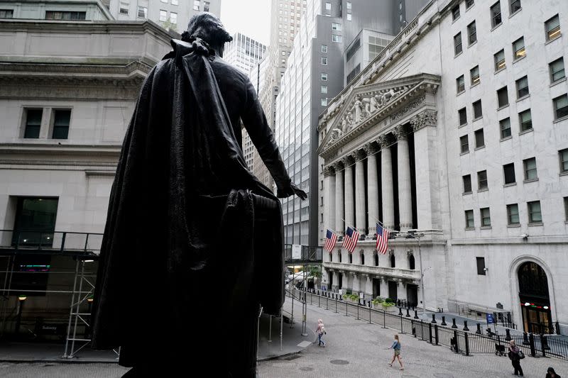 FILE PHOTO: The New York Stock Exchange is pictured in the Manhattan borough of New York City