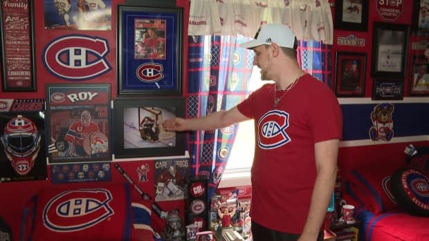 Nick Peardon says new fans of the Montreal Canadiens are welcome to cheer on the last Canadian team in the Stanley Cup playoffs. (Brian Higgins/CBC - image credit)