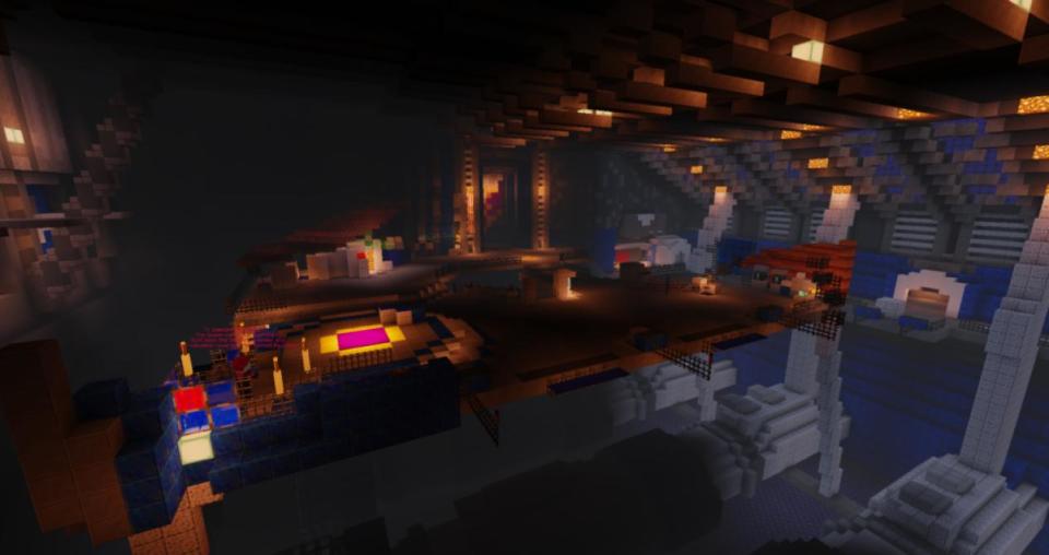 Así luce la recreación de <em>Destiny</em> en <em>Minecraft</em>