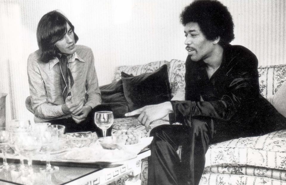 Jimi Hendrix during what would be his last interview, with journalist Stephen Clackson, in August 1970. The article appeared in the Sunday Mirror two days after Hendrix diedRex