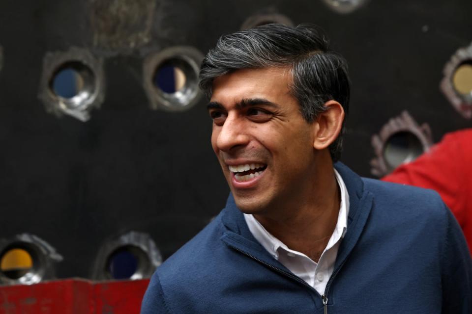 Rishi Sunak said he has made ‘huge progress’ for women since taking over as prime mininster (Darren Staples/PA Wire)