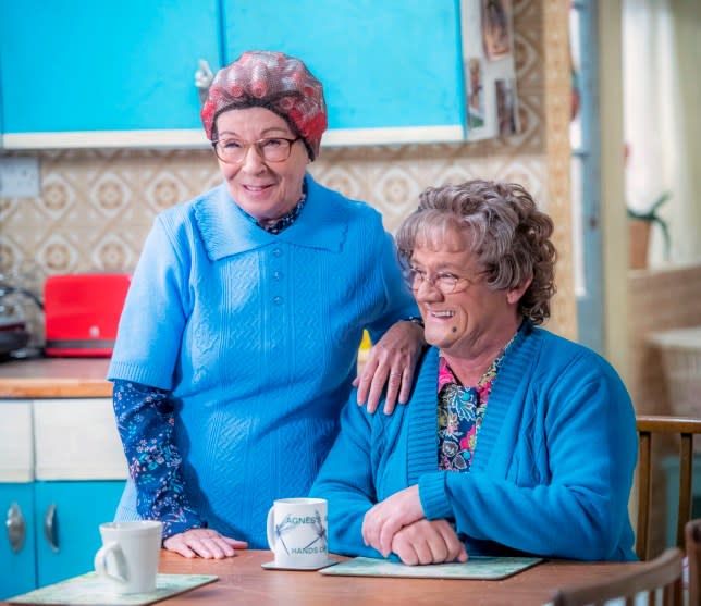 Brendan O'Carroll stars in and writes Mrs Brown Boys (Credit: BBC)