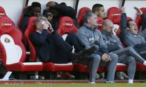 Britain Soccer Football - Sunderland v West Ham United - Premier League - Stadium of Light - 15/4/17 Sunderland manager David Moyes looks dejected Action Images via Reuters / Ed Sykes Livepic