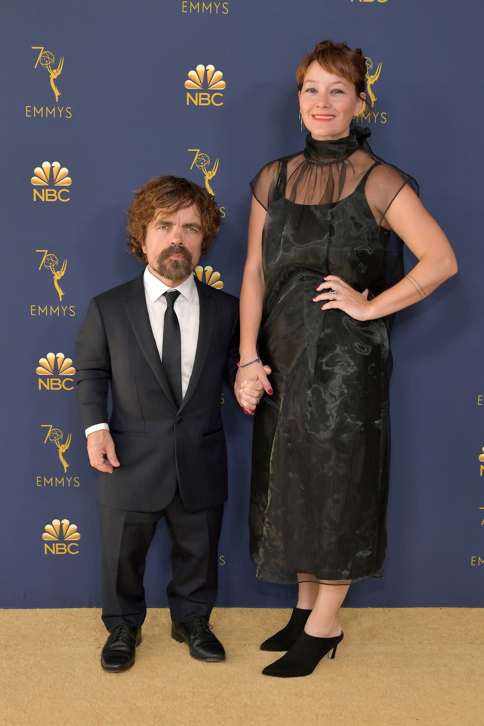 <p>Peter Dinklage and Erica Schmidt</p>