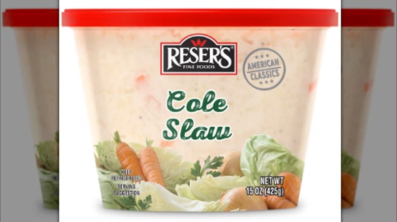 Tub of Reser's Cole Slaw