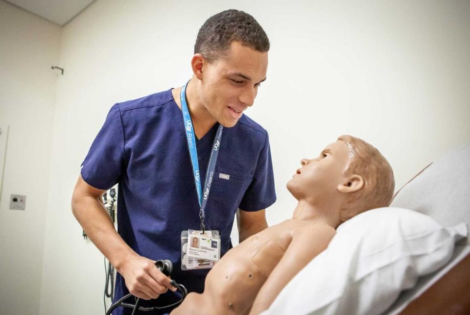 Marcus Cummins will complete his fourth year of medical school this spring and complete his residency at UC San Francisco’s regional campus in Fresno. Cummins participates in UC PRIME, which aim to diversify the field and help underserved regions like the Central Valley.