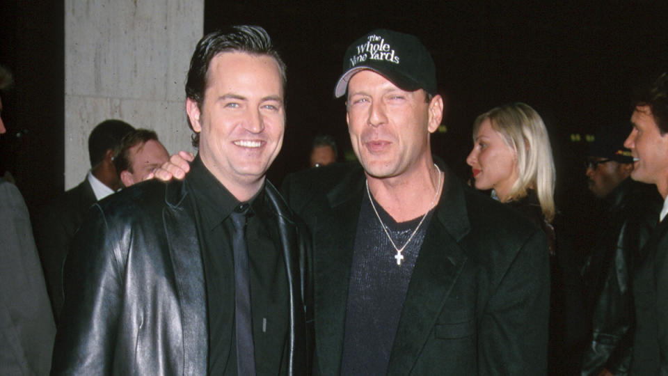 Matthew Perry and Bruce Willis