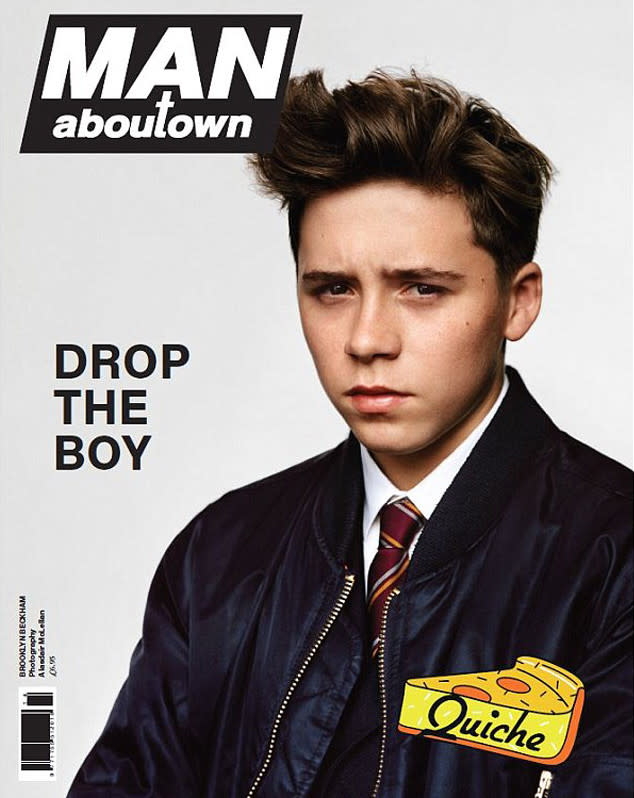 Brooklyn Beckham modeling debut