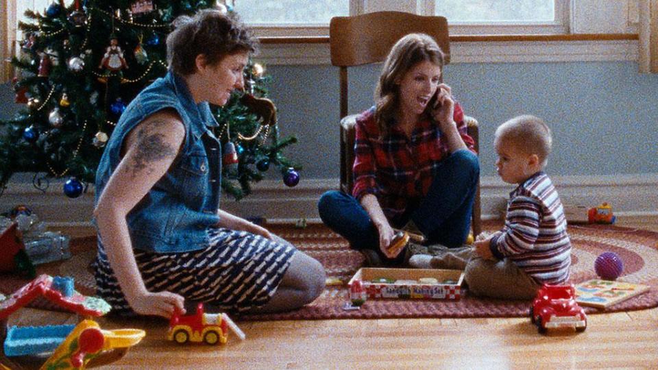 Lena Dunham and Anna Kendrick in Happy Christmas