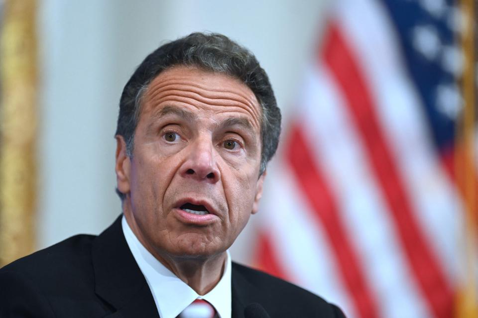 New York Gov. Andrew Cuomo says, "I fully support a woman’s right to come forward, and I think it should be encouraged in every way."