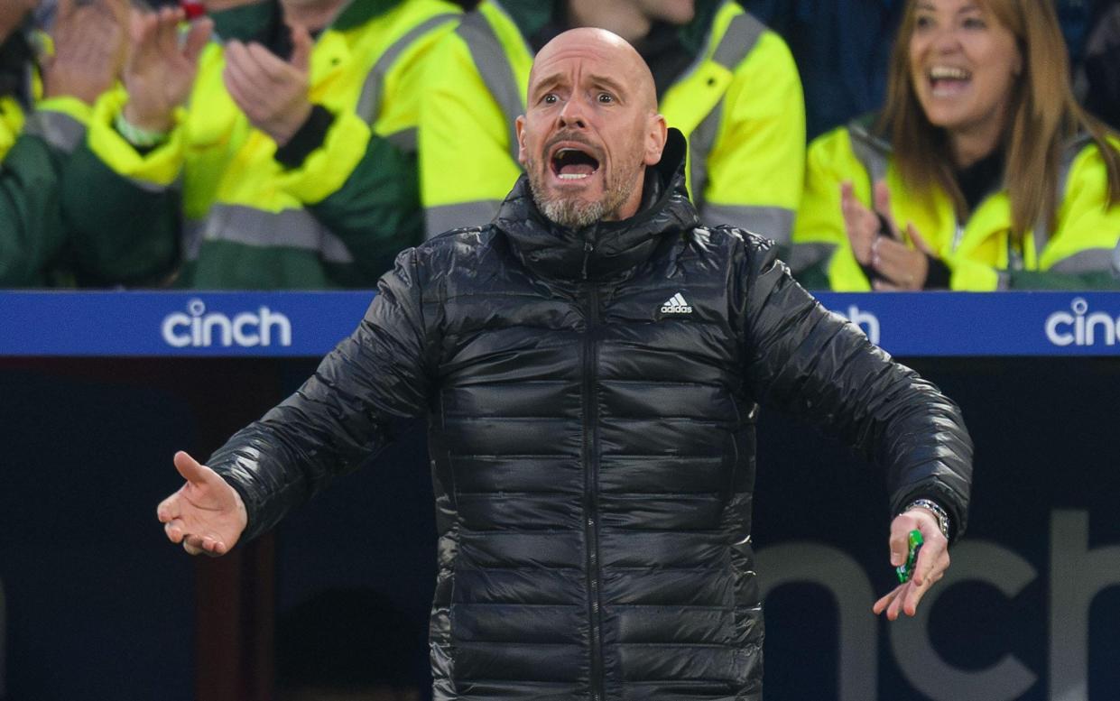 Premier League - Selhurst Park Mnchester United Manager Erik ten Hag