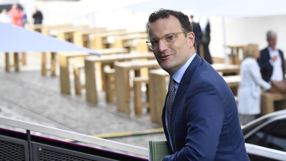 Gesundheitsminister Jens Spahn kommt zur Vorstands-Klausur der CDU/CSU-Bundestagsfraktion.