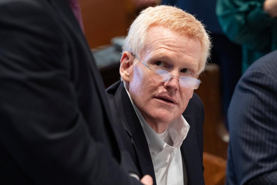 Alex Murdaugh in court during jury selection for his double murder trial (2022 The State Media Company)