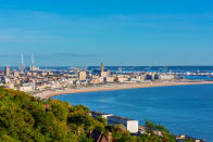 On aurait pu imaginer Étretat, Honfleur ou Deauville mais la première ville normande de ce classement est bien Le Havre.