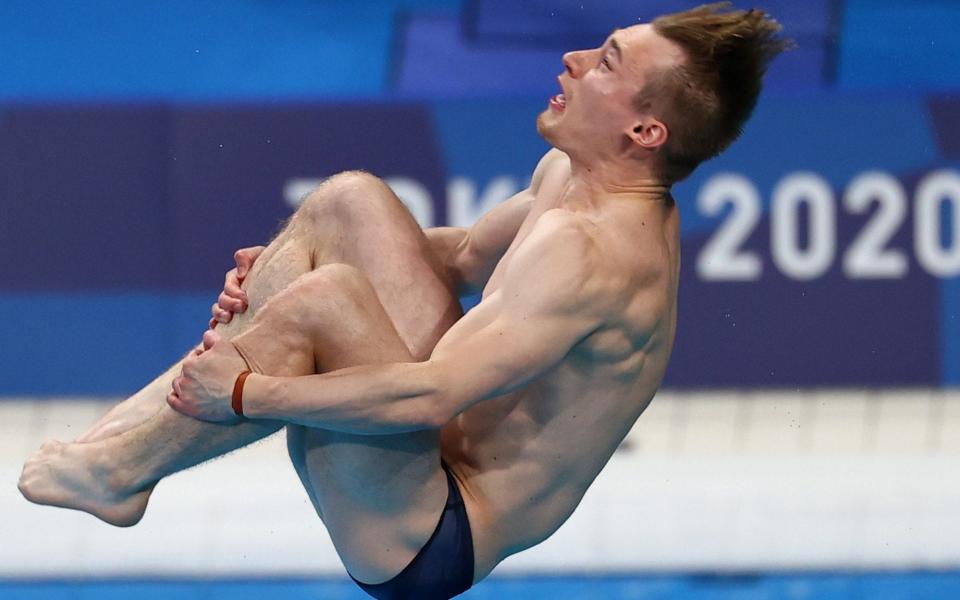 Jack Laugher is into the semi finals of the 3m springboard event - REUTERS