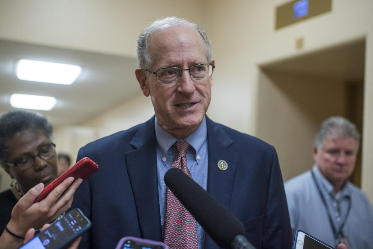 Rep. Mike Conaway, R-Texas,&nbsp;at the Capitol in July&nbsp;2017. He is the lead author of the 2018 farm bill, which which faces opposition from Democrats and fiscal conservatives. (Photo: Tom Williams via Getty Images)