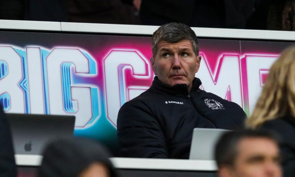 Exeter head coach Rob Baxter