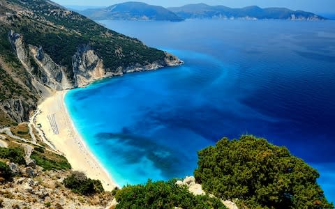 The Greek island of Kefalonia rarely feels crowded