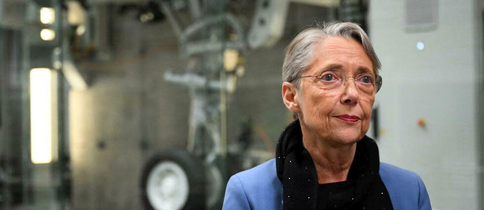 La Première ministre, Élisabeth Borne, est en déplacement à Angers ce jeudi 1er juin sur le thème de « l’emploi et de la garantie d’accueil du jeune enfant ».  - Credit:EMMANUEL DUNAND / AFP