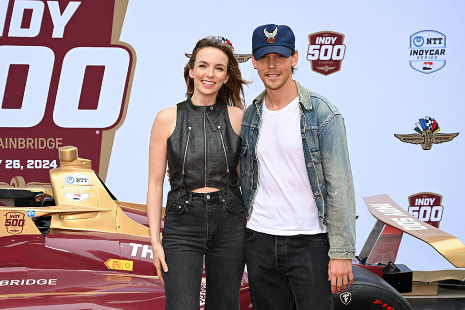Jodie Comer Austin Butler were Honorary Starters for the Indianapolis 500